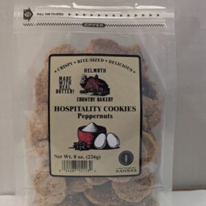 Our new peppernuts in new packaging and a redesigned label.