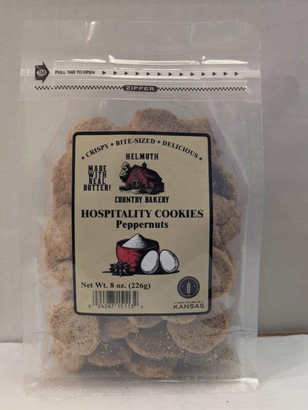 Our new peppernuts in new packaging and a redesigned label.