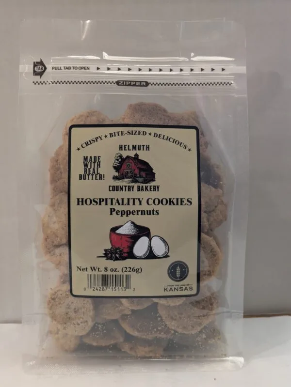 Our new peppernuts in new packaging and a redesigned label.
